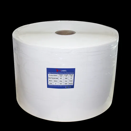 80gsm Self Adhesive Semigloss Thermal Transfer Label Stock