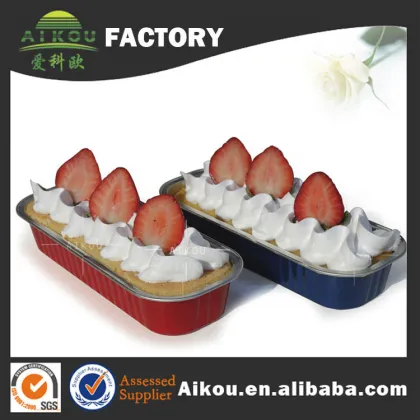Oven and microwave safe long-shape muffin/ cake mold,cake cups,cake box