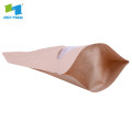 cheap recyclable kraft paper tea packaging bag pouch