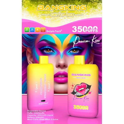 บุหรี่ไฟฟ้า Bang King 35k 2in1 ดั้งเดิม