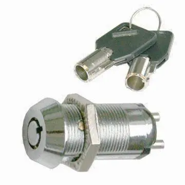 Motorcycle Lock/Key Switch Lock/Electrical Lock with One Hexagon Nut and Seven-pin Tumbler Mechanism