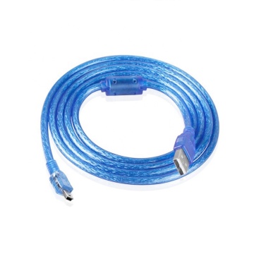Factory Price 1.5m Blue USB 2.0 A to Mini B Data Cable