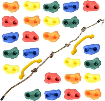Outdoor Adventure: Rock Climbing Wall Holds for Kids
