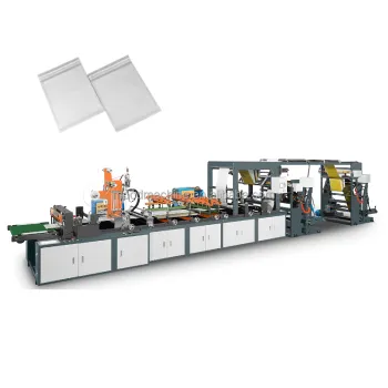 Three-Sided Sealing Transparent Paper Bag Making Machine with Hot Melt Glue - Model MD-800