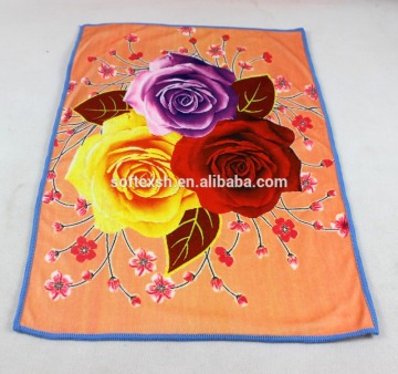 Microfiber Tea Towel custom transfer printed Kitchen towel