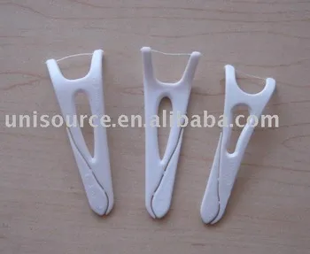 Dental floss with floss picks