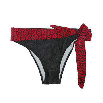 Bikini Bottoms, Tie at Side, Waist Straps with Fashion Pattern, OEM and ODM Orders are Welcome