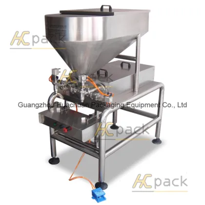 Semi-automatic mayonnaise filling machine