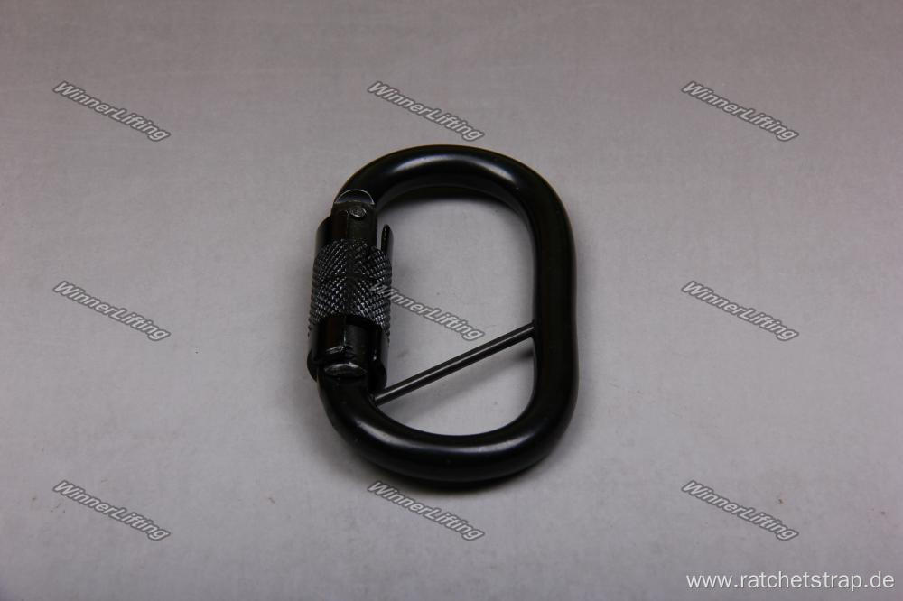 2.3T Heavy Duty Black-Coating Carabiner