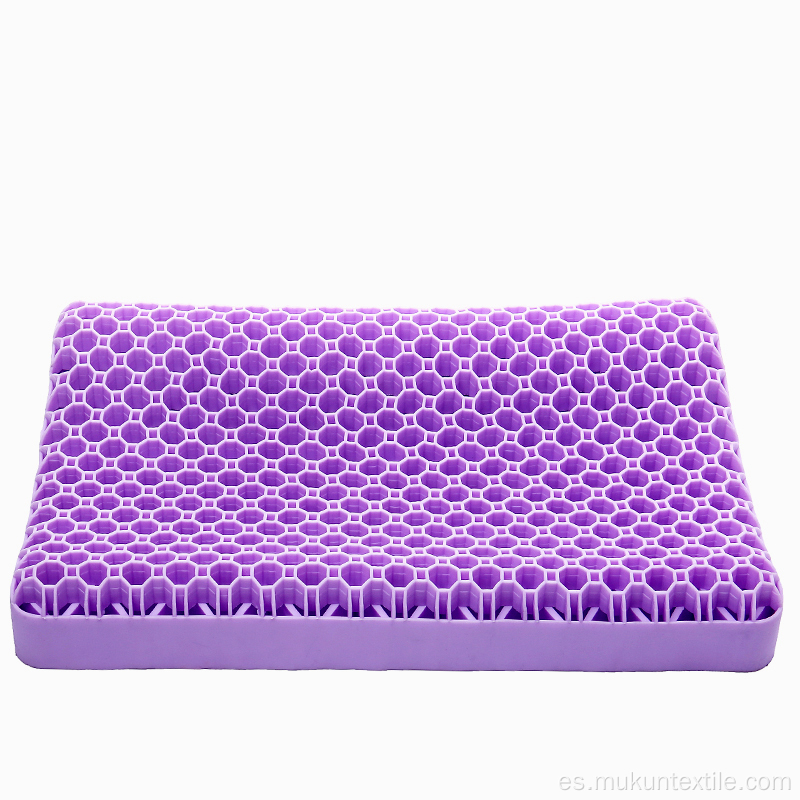 Almohada de gel TPE de color púrpura personalizado