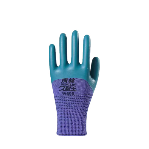 Nylon Core Latex Embossed Gloves