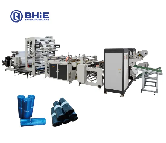 Double Line Heat Slitting Garbage Bag Making Machine: BHiE BL720HG2-AR300