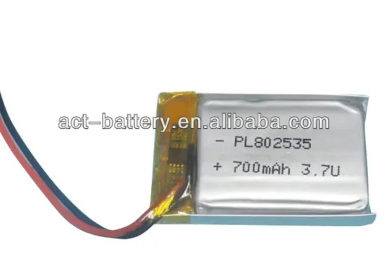 high quality lithium polymer 802535 3.7v 700mah li-po battery