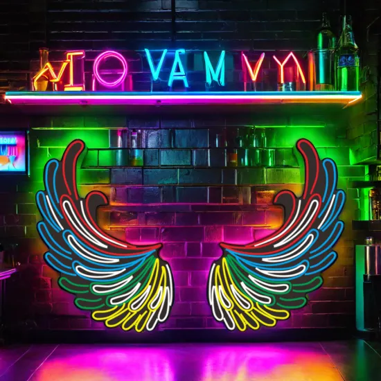 Custom LED Logo Light - Happy Birthday Neon Sign for Wedding, Anime, Bedroom, and Party Decorations (IP65, Dropshipping)