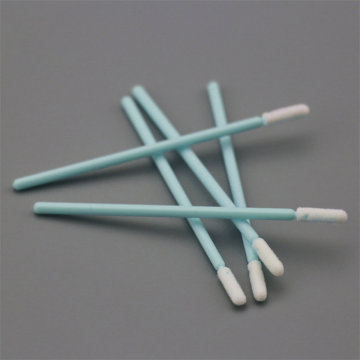 Small Round Head Short Handle Cleanroom Foam Swabs for General Purpose Cleaning