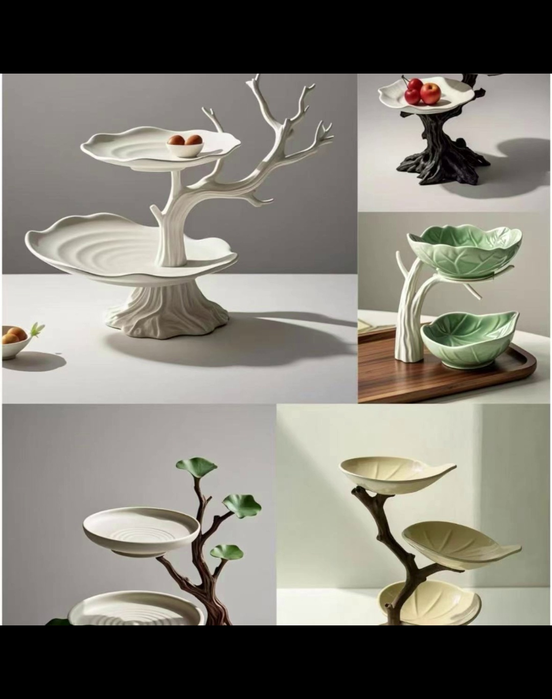 Creative Tree Branch-Shaped Plates for Home Decor