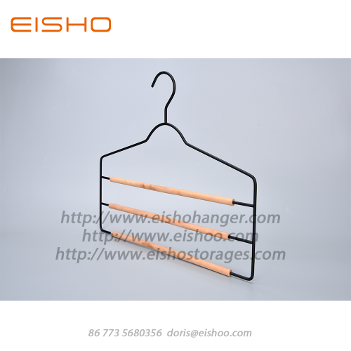 EISHO Space Saving - Colgador multi para ropa, 3 barras