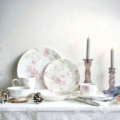 Artistic Ceramic Fruit Presentation Plate