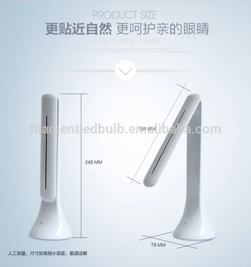 2014 folding writing metal classic led reading lamp for bed