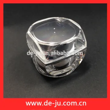 Eco Transparent Acrylic Wholesale Cosmetic Containers