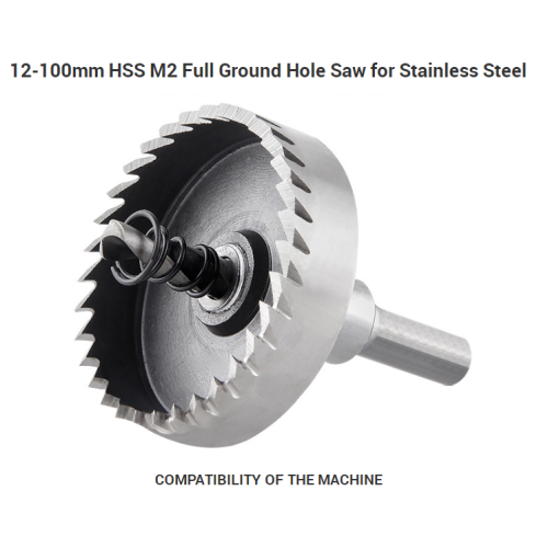 HSS Stainless Steel Hole Saw Cutter Metal Drilling