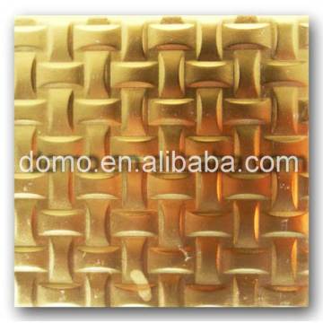 Golden Surface Treatment Carpet Style Polished Crystal Tile