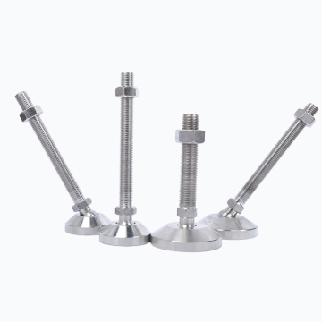 Gambe di mobili universali - livelli anti -vibrazioni regolabili M24 con diametro di base di 80 mm