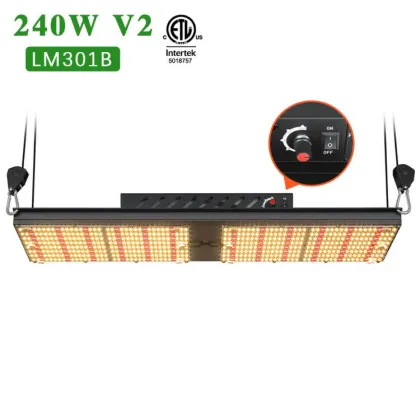 Shen Zhen Bava Green 240W Adjustable Dimmable Samsung LM301B LED Grow Lights for Greenhouse and Indoor Plant Growth