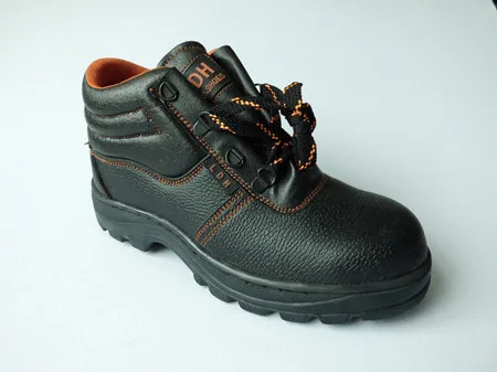 Pure Leather Safety Shoes,approved The Iso9001 And Ce 