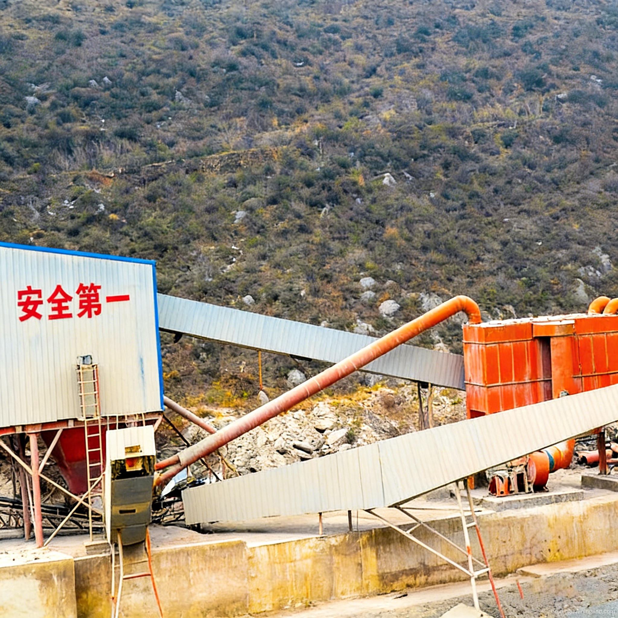 700 TPH বালি এবং সামগ্রিক উত্পাদন লাইন সেটআপ