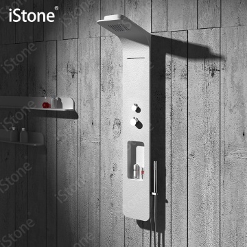 Solid Surface Composite Stone Resin Shower Wall Panel WD0046