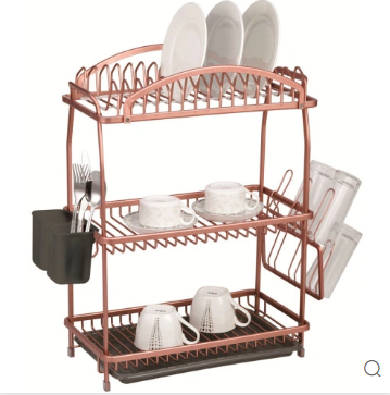 The Versatility of 3 Tier Gold Dish Racks