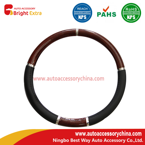 Wood Grain Steering Wheel Cover