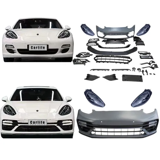 Upgrade Kit for Porsche Panamera 970 (2008-2016) - 971 Turbo S Front Bumper & Headlights