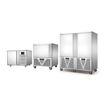 Commercial Blast Chiller and Shock Freezer for Meat Shops and Quick Frozen Foods - Stainless Steel Refrigerator Cabinet