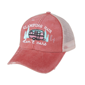 Cappello per camionista in rete di cotone lavata