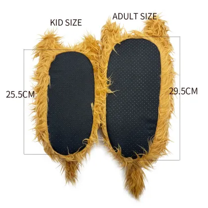 Hot Sale Highland Cow Plush Slippers