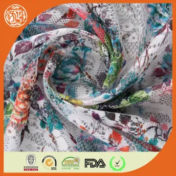 2015 fashion Semidigital printed sunflower laces