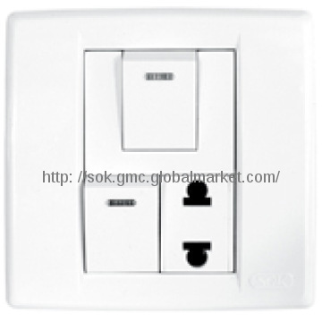 W92 series——2-Pin socket + 2G switches