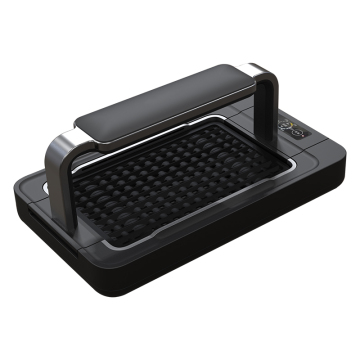 Modern Electric Smokeless Grill: LED Digital Indoor Air Grills Roast Bake Griddle Combo