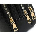 New Stylish Black Triple Shoulder Handbag