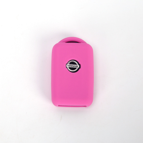 Silicone remote flip key case For Nissan