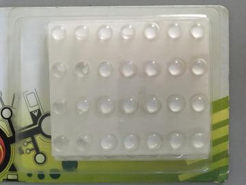 Transparent drop style bumper