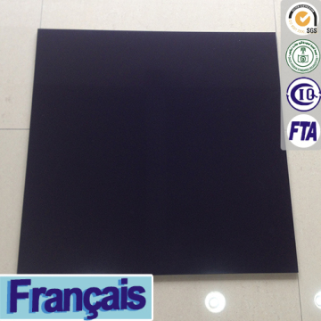 Carreaux super noir du gres porcelaine polie