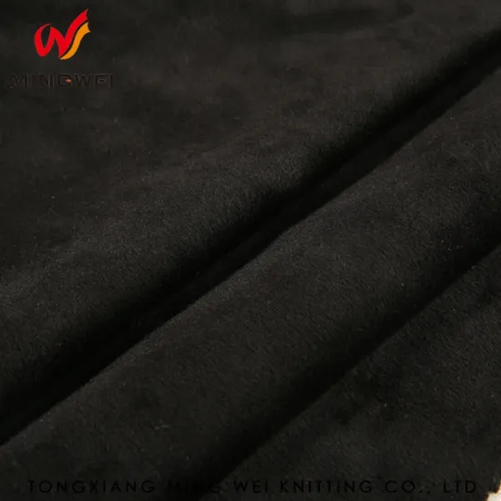 Factory Price Shrink-Resistant Tear-Resistant Black Velvet Fabric