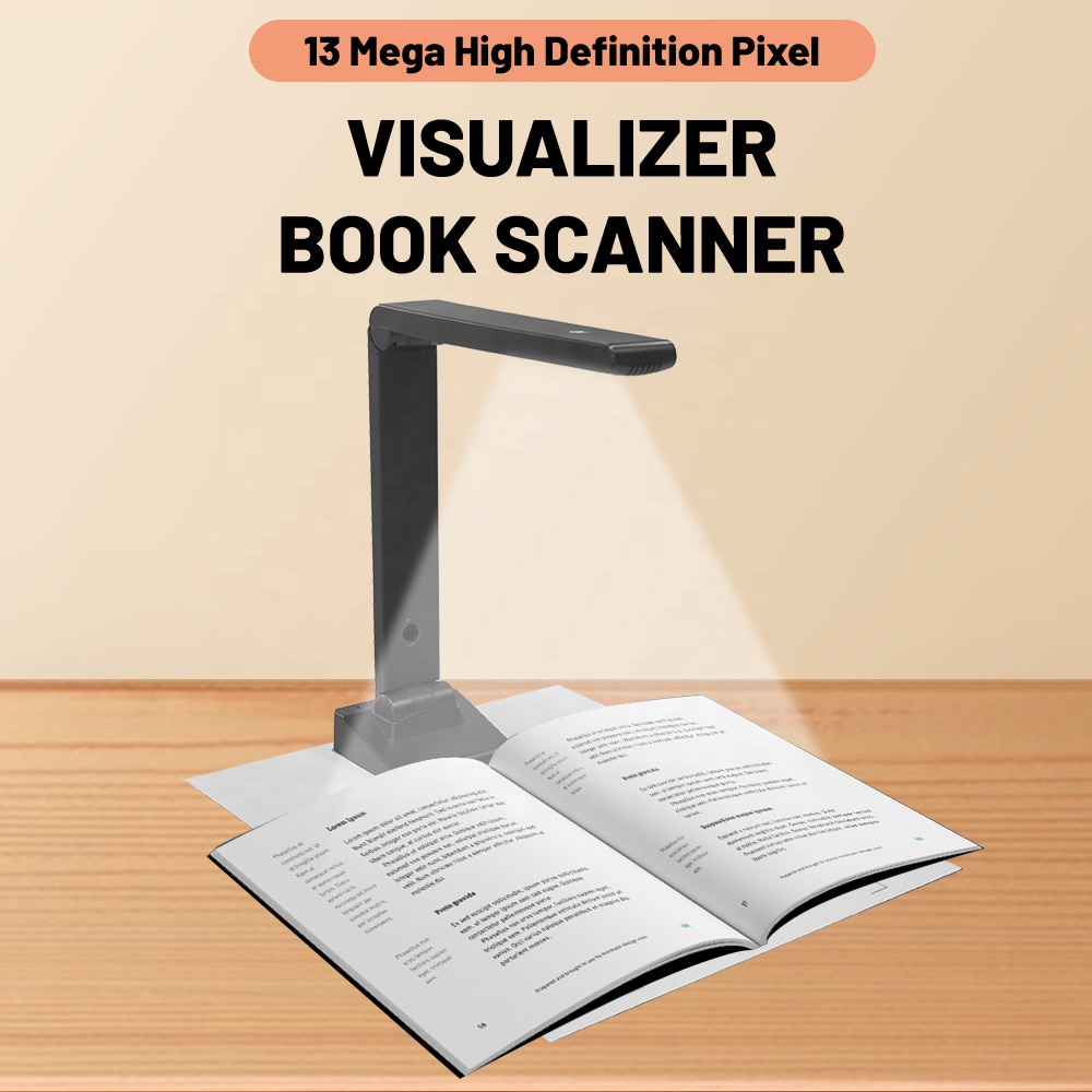 13 million pixel autofocus Book Document Camera Scanner