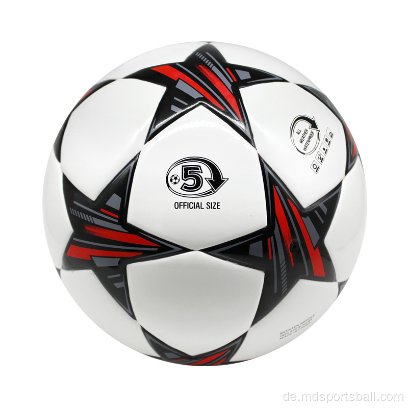 Custom Logo offizieller Match Thermal Bonding Soccer Ball