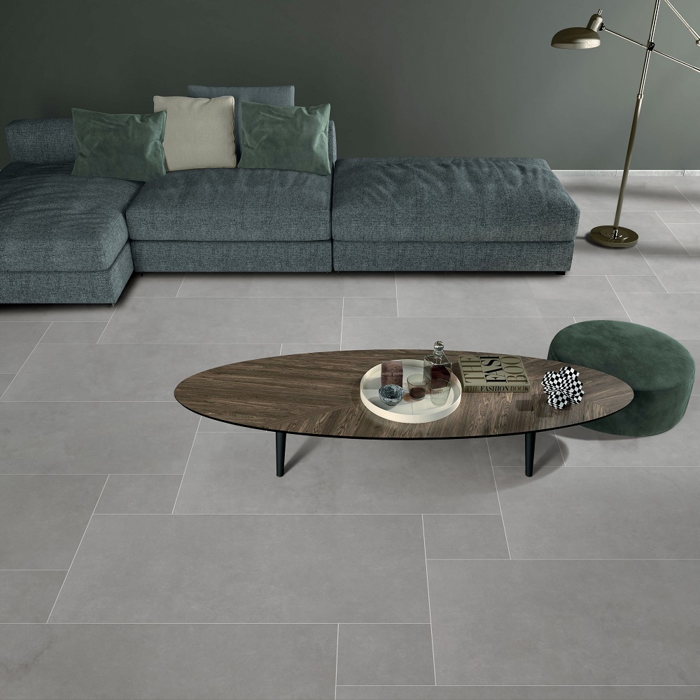 Cement Texture 600 1200 Rustic Matt Porcelain Tiles