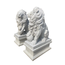 Customizable Size Marble Animal Statues for Entrance
