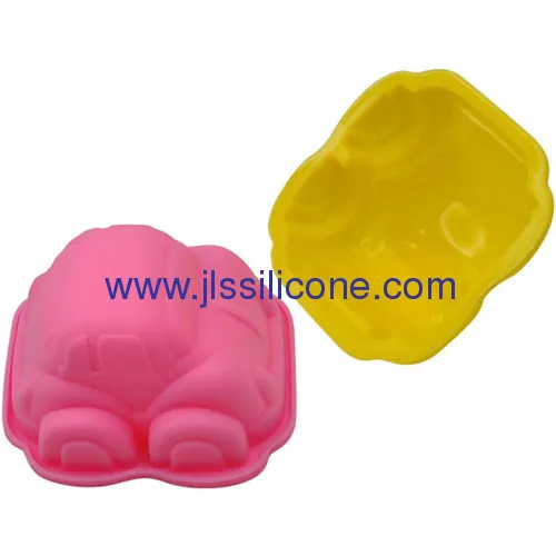 Car Shaped Bakeware Silicone Cake And Muffin Baking Molds 